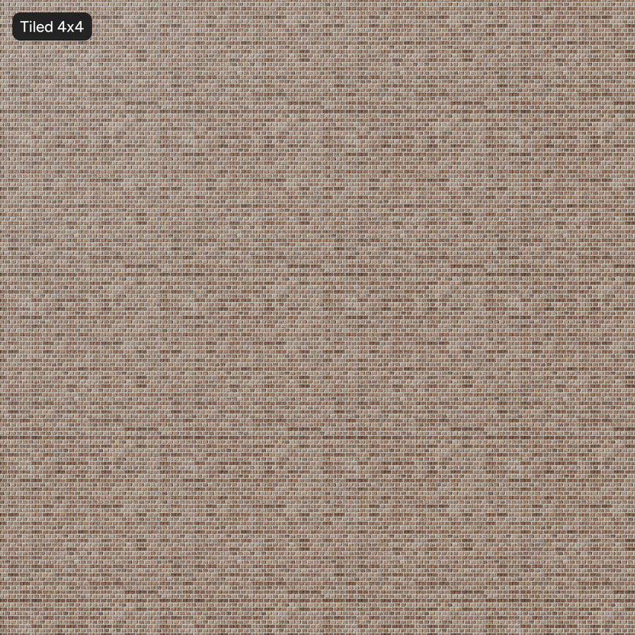 Thick Grooved English Bond Brick Wall Texture, Tan