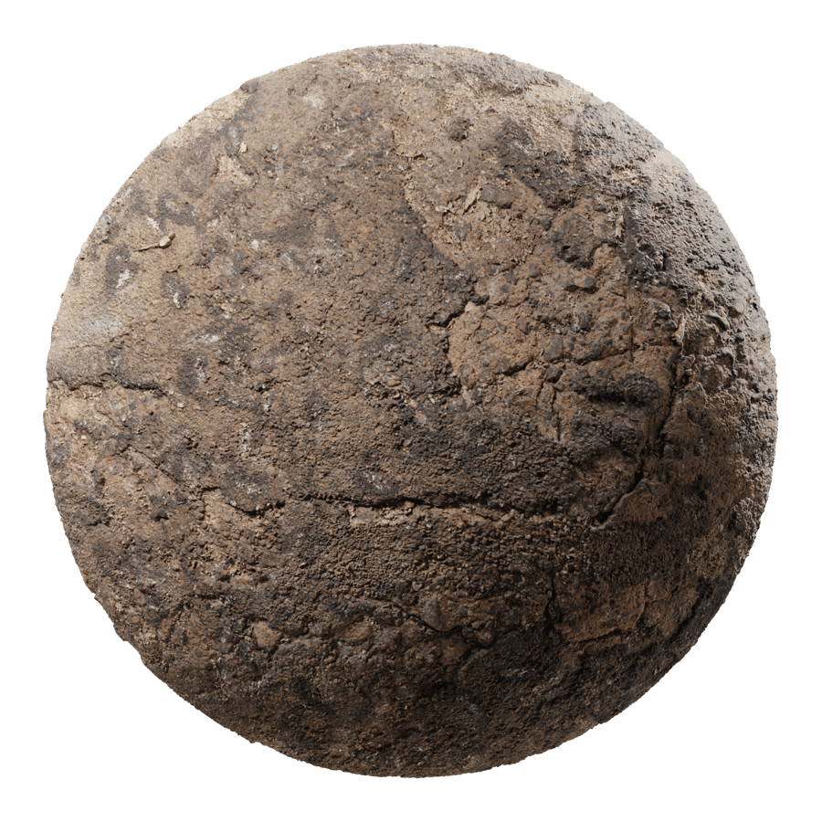 Ancient Decaying Asphalt Texture