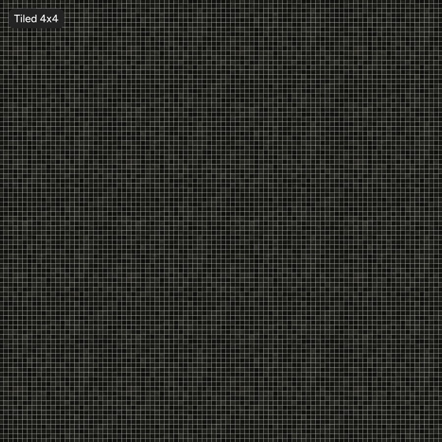Πλατεία Zellige γυαλιστερό πλακάκι υφή, Jet Black