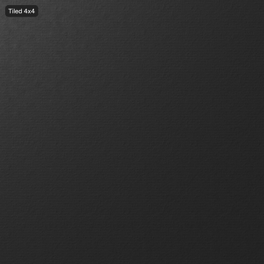 Grooved Running Bond Brick Wall Texture, Black