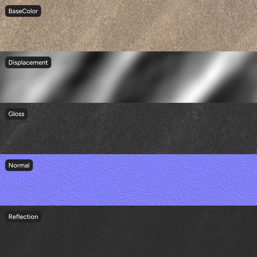 Rippled Coarse Sand Texture