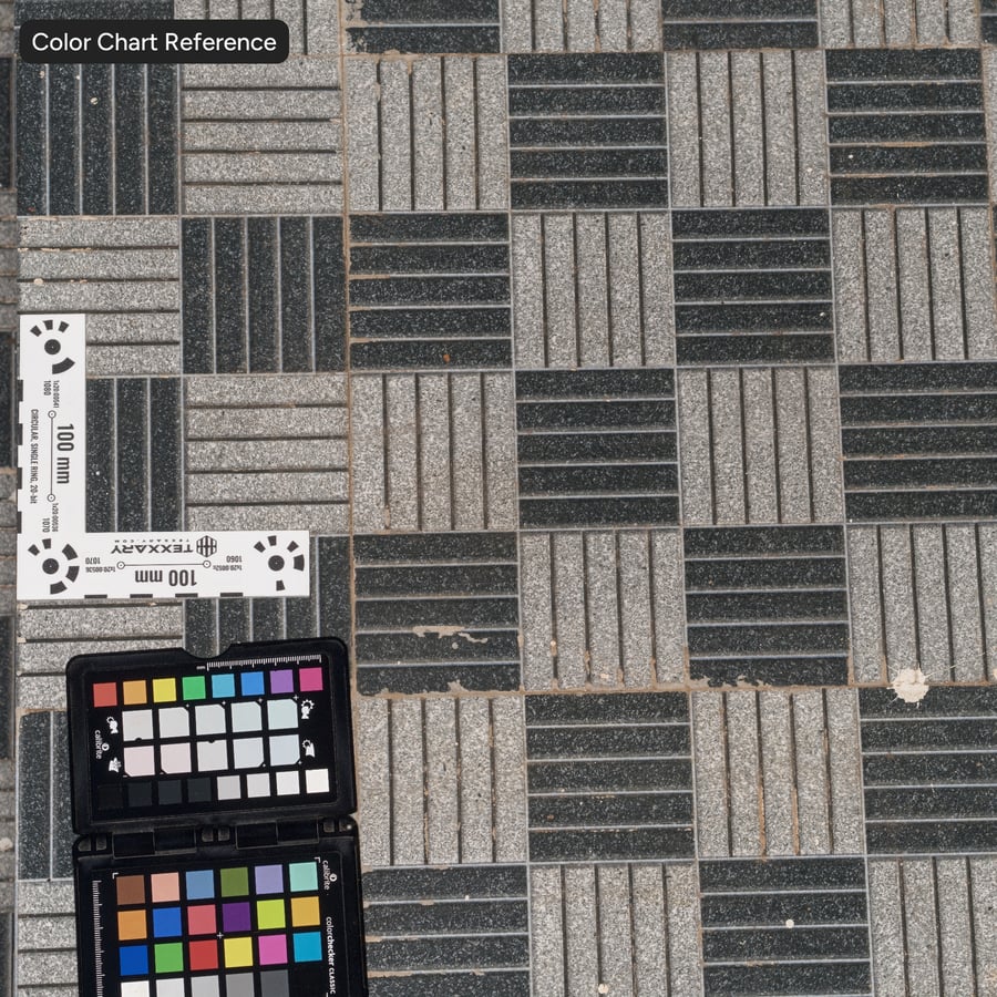 Modular Square Stacked Paver Texture, Checkerboard