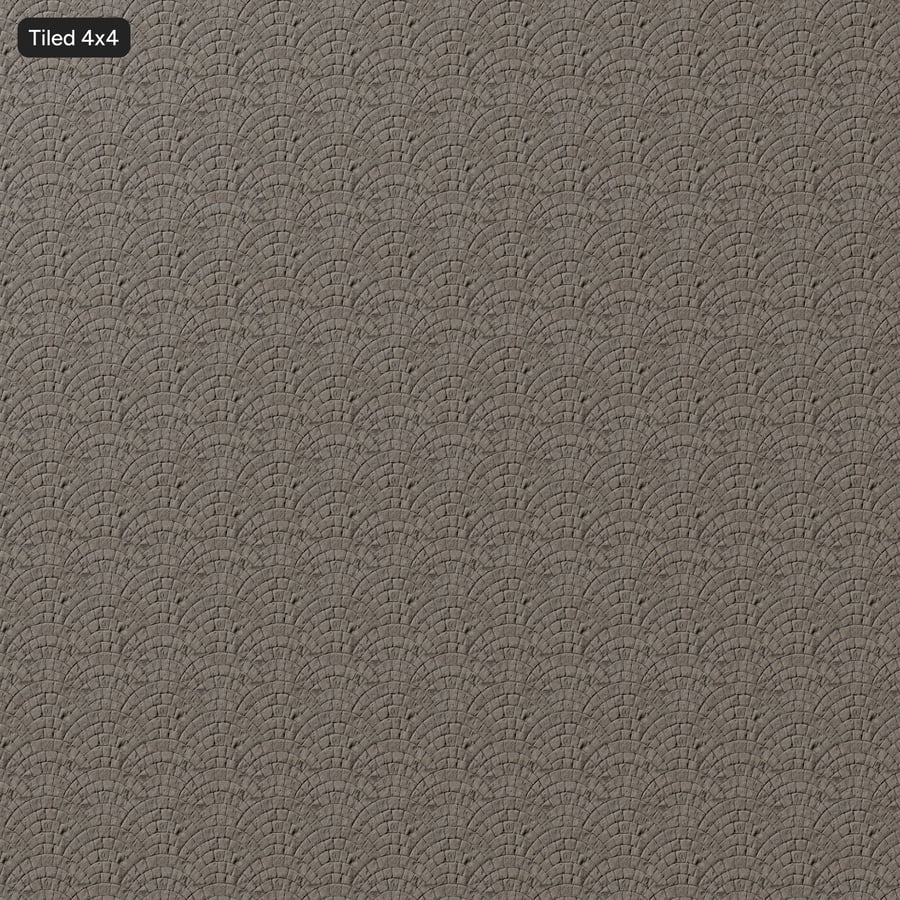Fächermuster Kopfsteinpflaster Textur