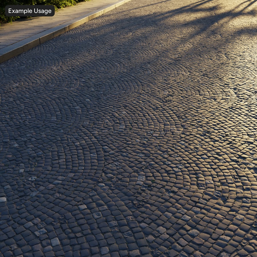 Damaged Fan Cobblestone Texture