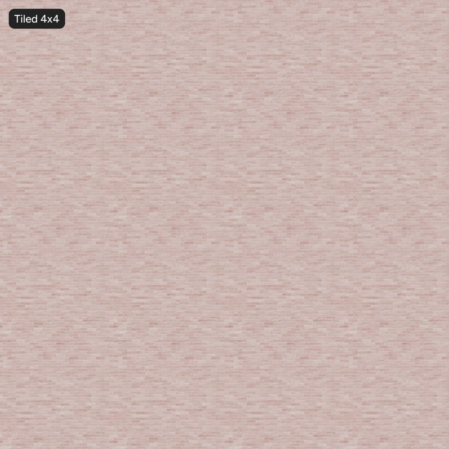 Rechteckig Offset Zellige Glänzende Fliesentextur, Blush Pink