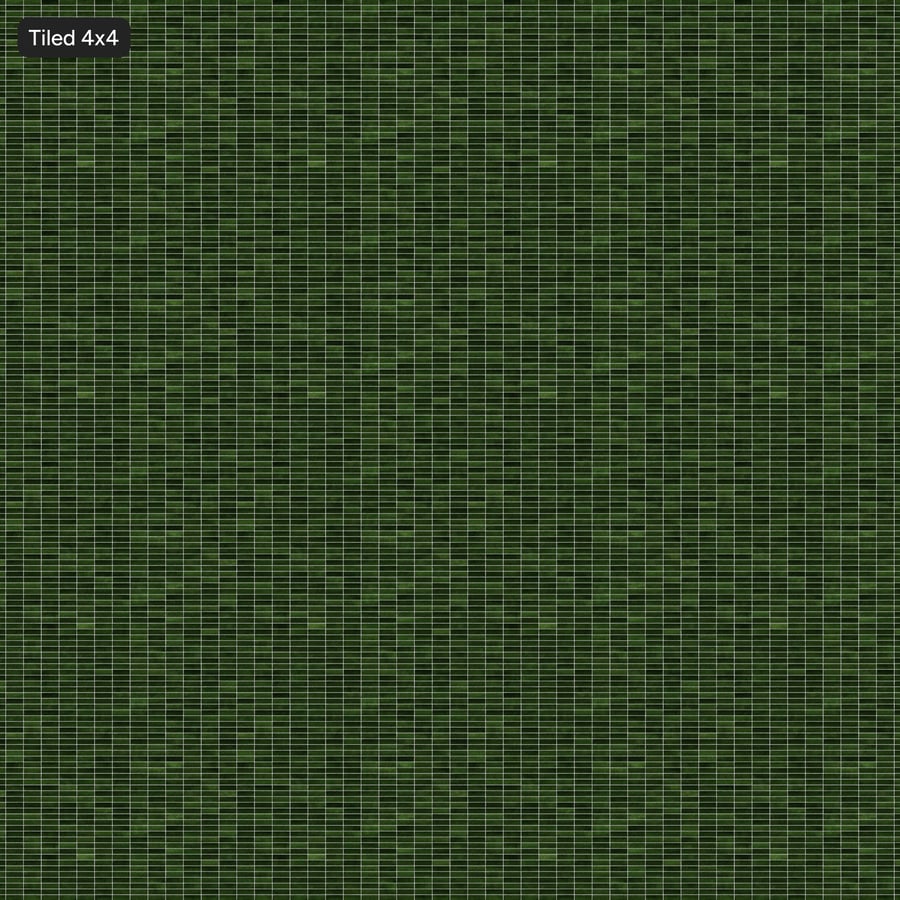 Ορθογώνιο Zellige γυαλιστερό κεραμίδι υφή, Emerald