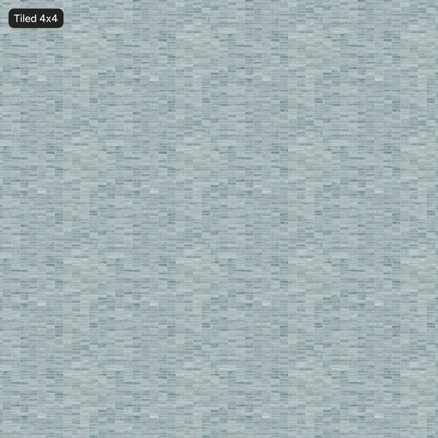 Ορθογώνια γυαλιστερή υφή πλακιδίων Zellige, Powder Blue