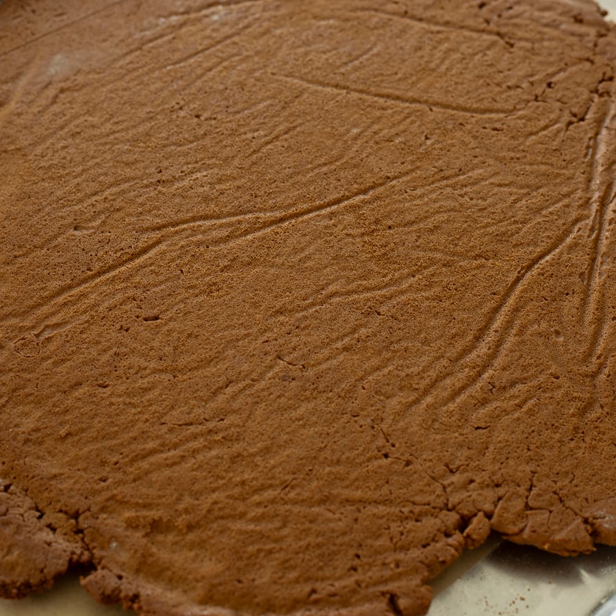 Peperkoek koekje terug textuur