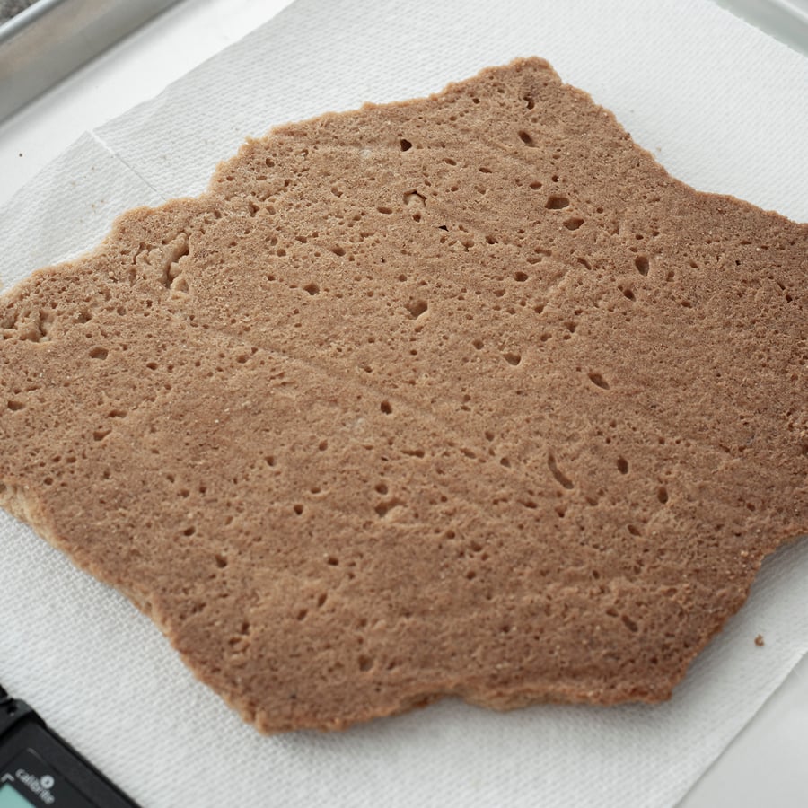 Textura posterior de galleta de azúcar moreno