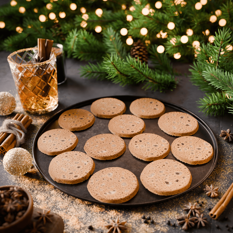 Tekstura grzbietu ciasteczka Snickerdoodle
