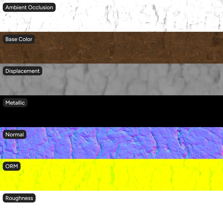 Rippled Mud Adobe Texture