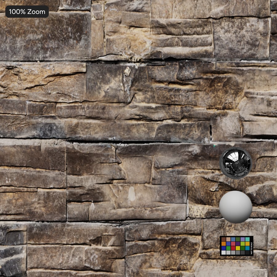 Texture per pareti in quarzite Ledger Stone, grigio Taupe