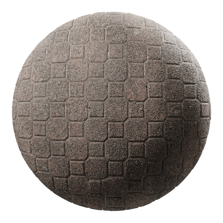 Fine Aggregate Mirror Paver Texture, Burnt Umber