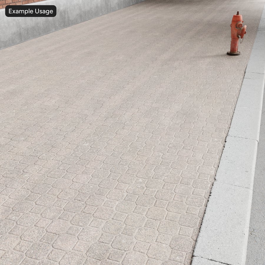Fijn toeslagmateriaal Spiegelbestrating Textuur, Omber gebrand