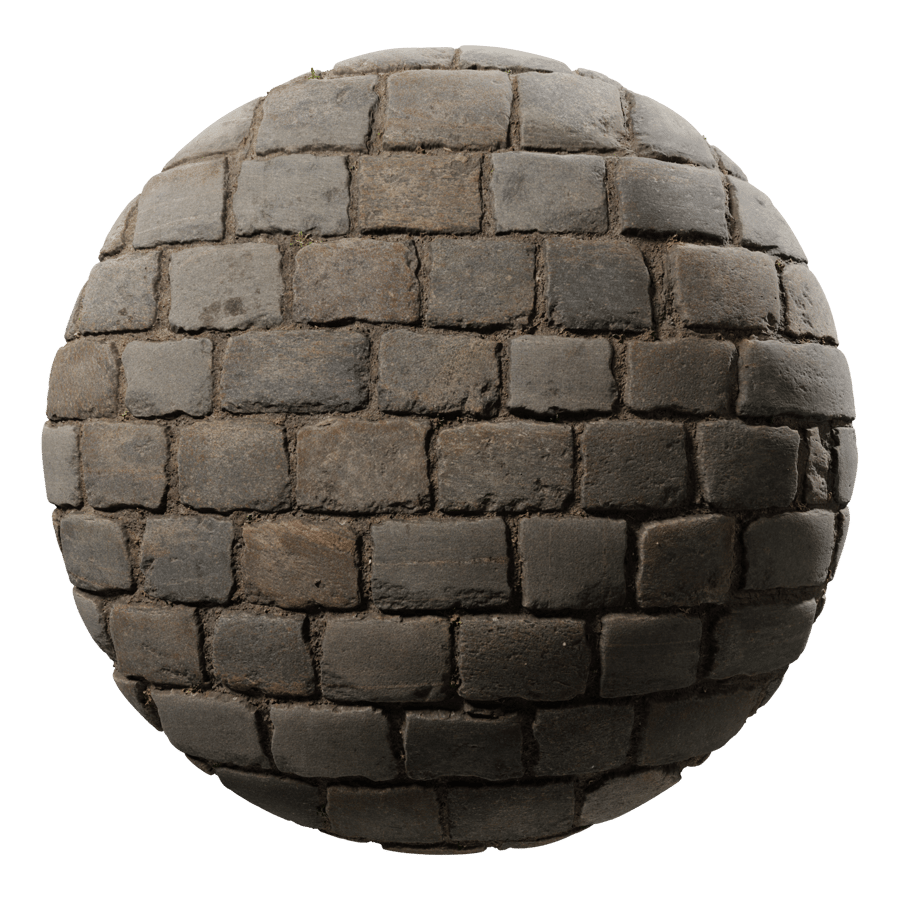 Rectangular Matte Cobblestone Texture