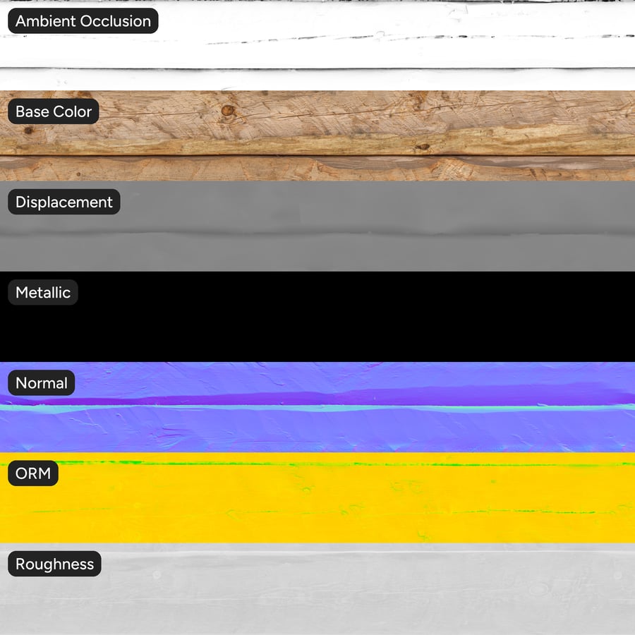 Rough Hewn Wood Wall Texture