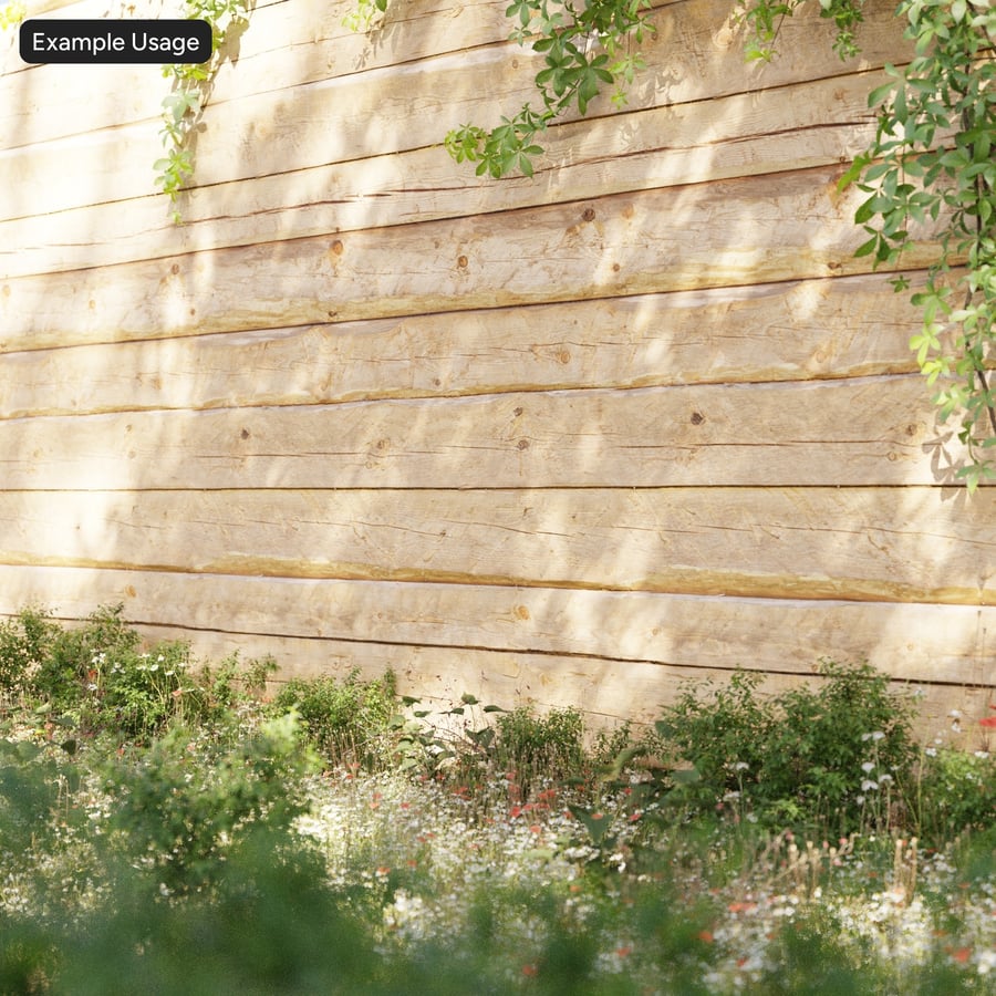 Rough Hewn Wood Wall Texture