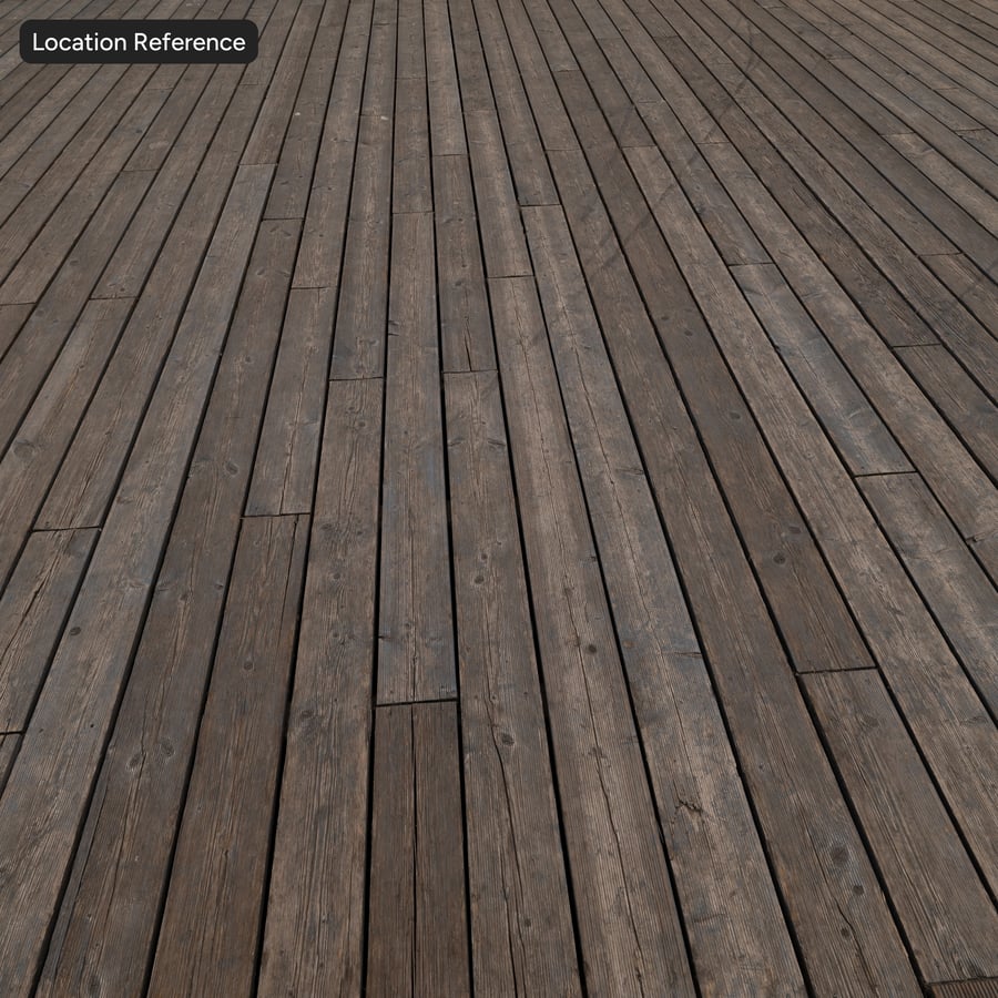 Worn Oak Wood Board Texture