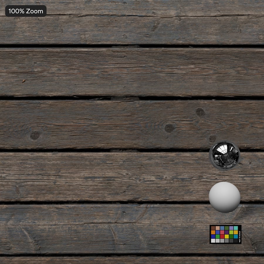 Worn Oak Wood Board Texture