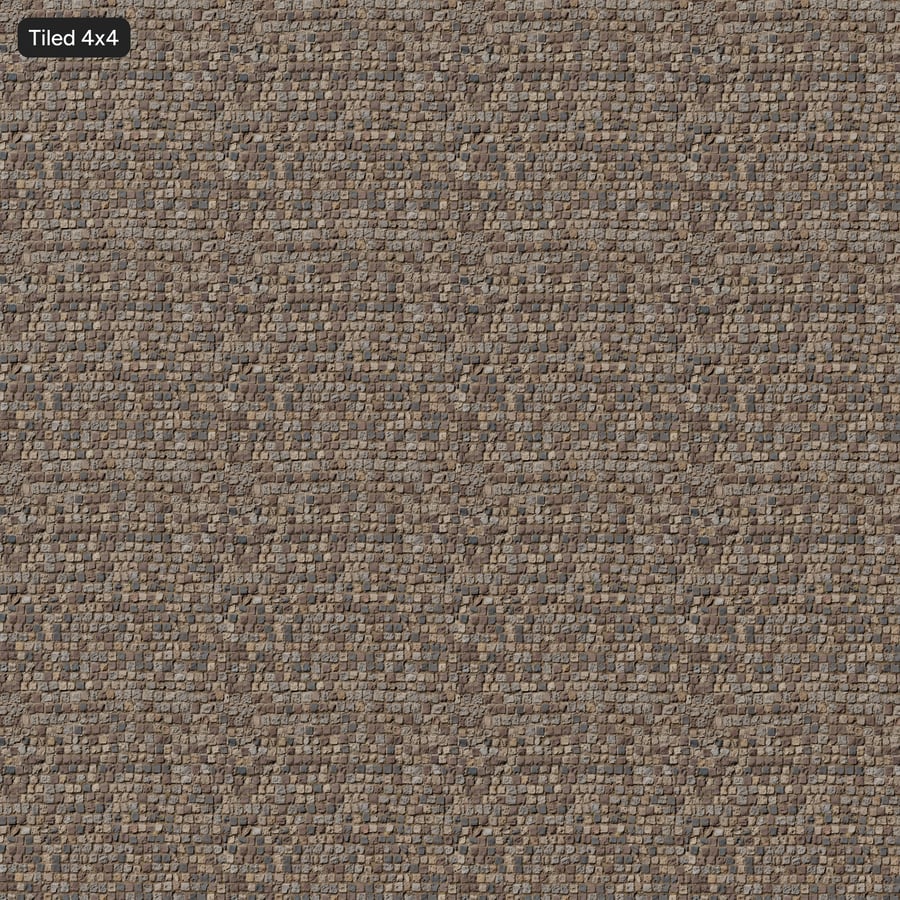 Mosaico Textura Adoquín, Mixto