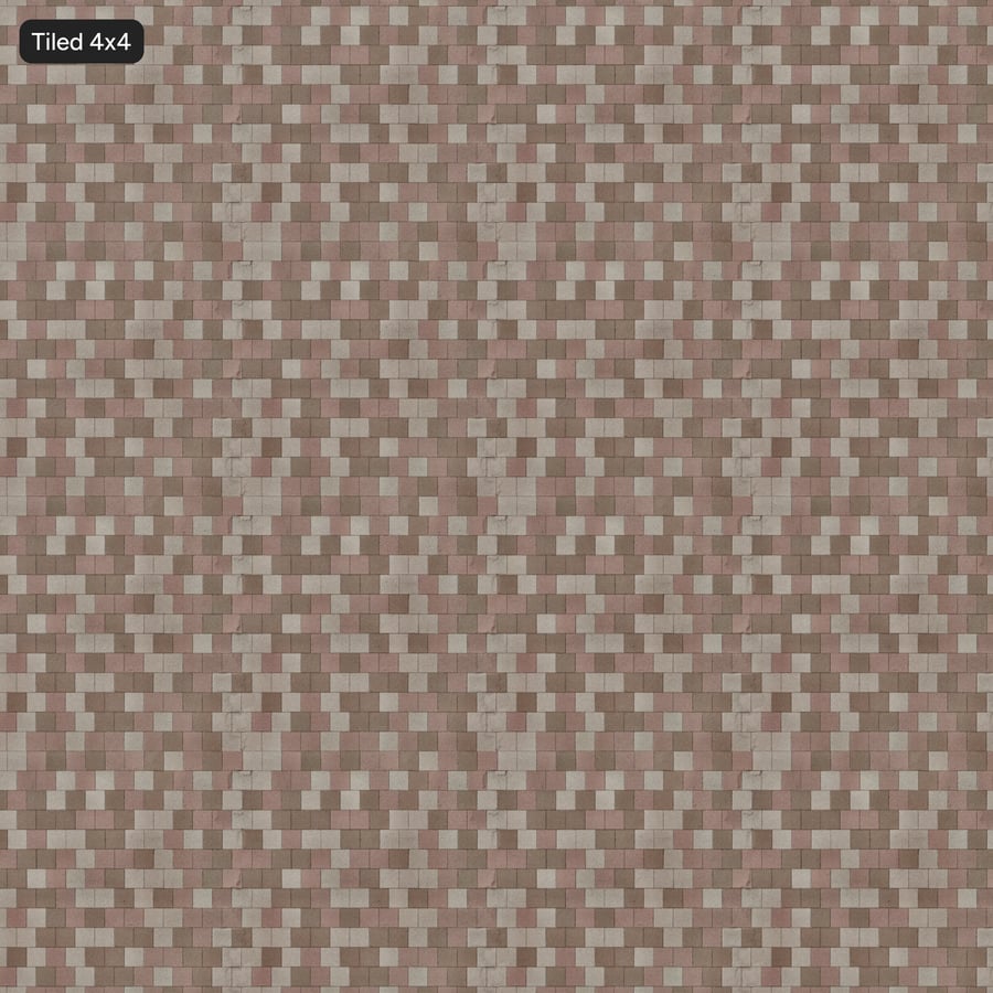 Tekstura Square Running Paver, postarzane drewno różane