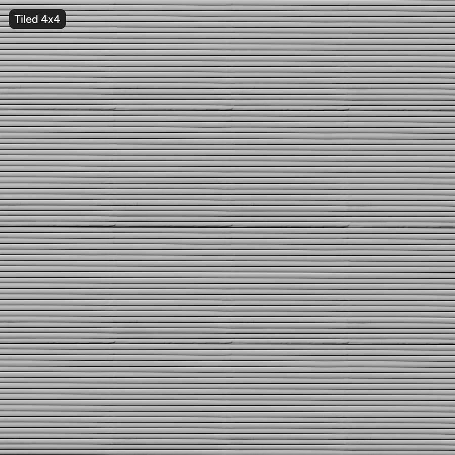Textura de plástico para portas de garagem, branco