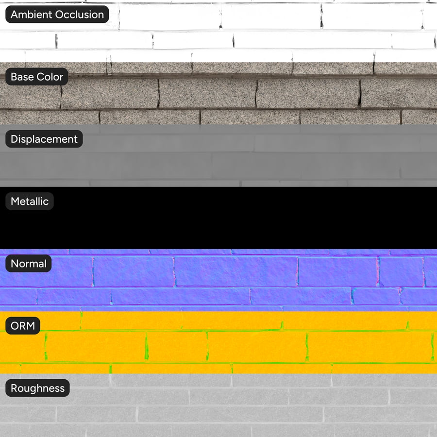 Offset Granit Sten Ledger Mur Textur, Grå