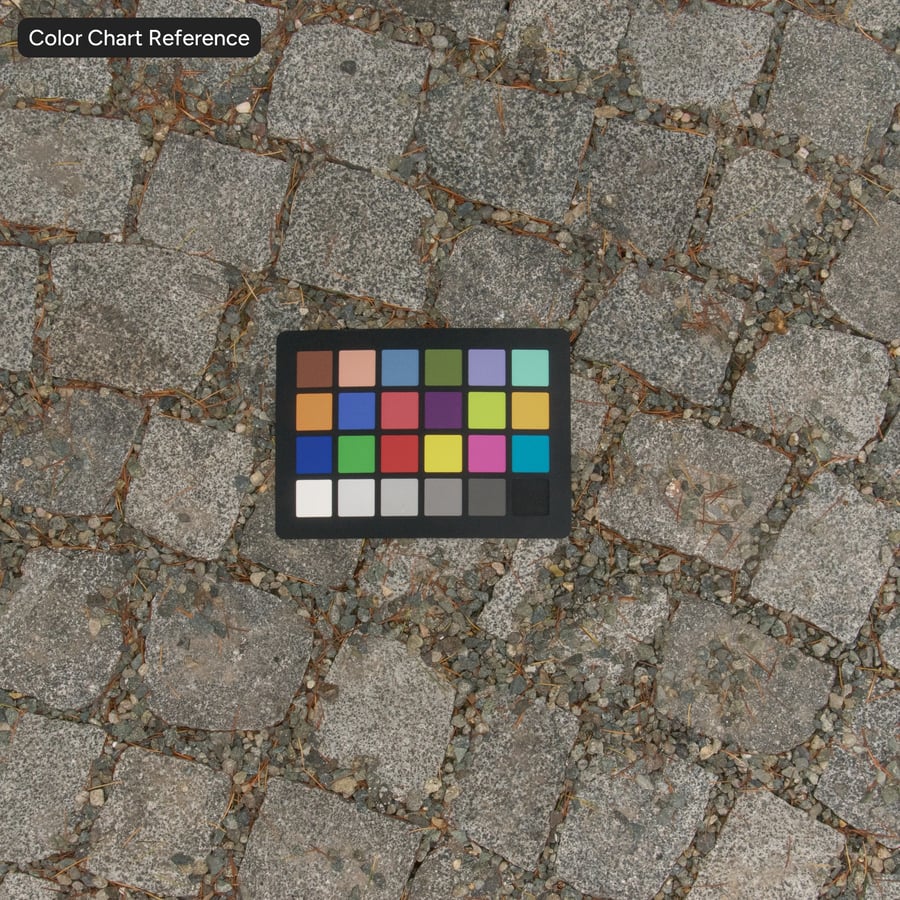 Loose Gravel on Cobblestone Texture
