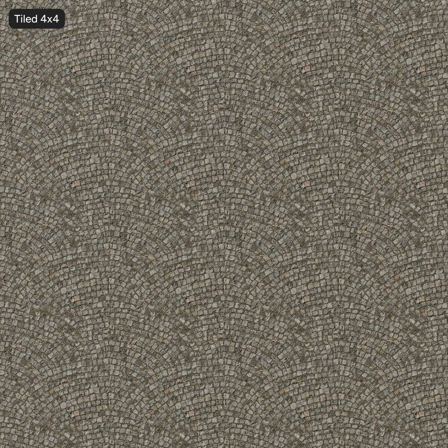 Loose Gravel on Cobblestone Texture