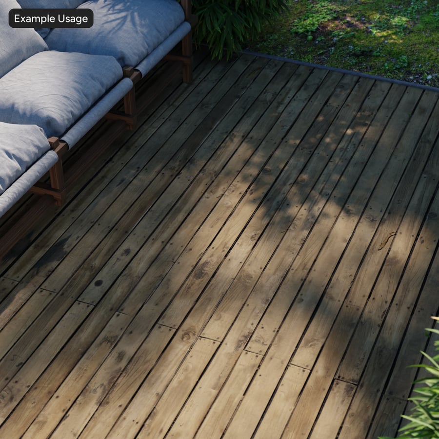 Old Weathered Wood Deck Texture