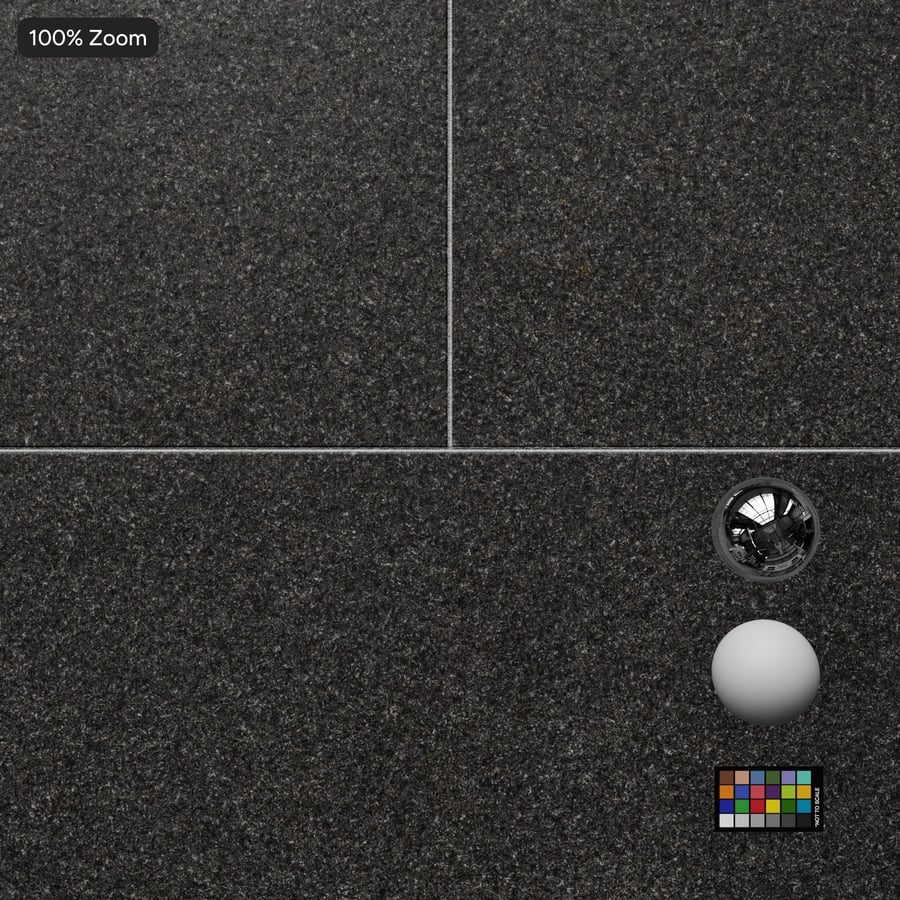 Квадратная плитка Offset Granite Matte Tile Texture, Smoky Onyx