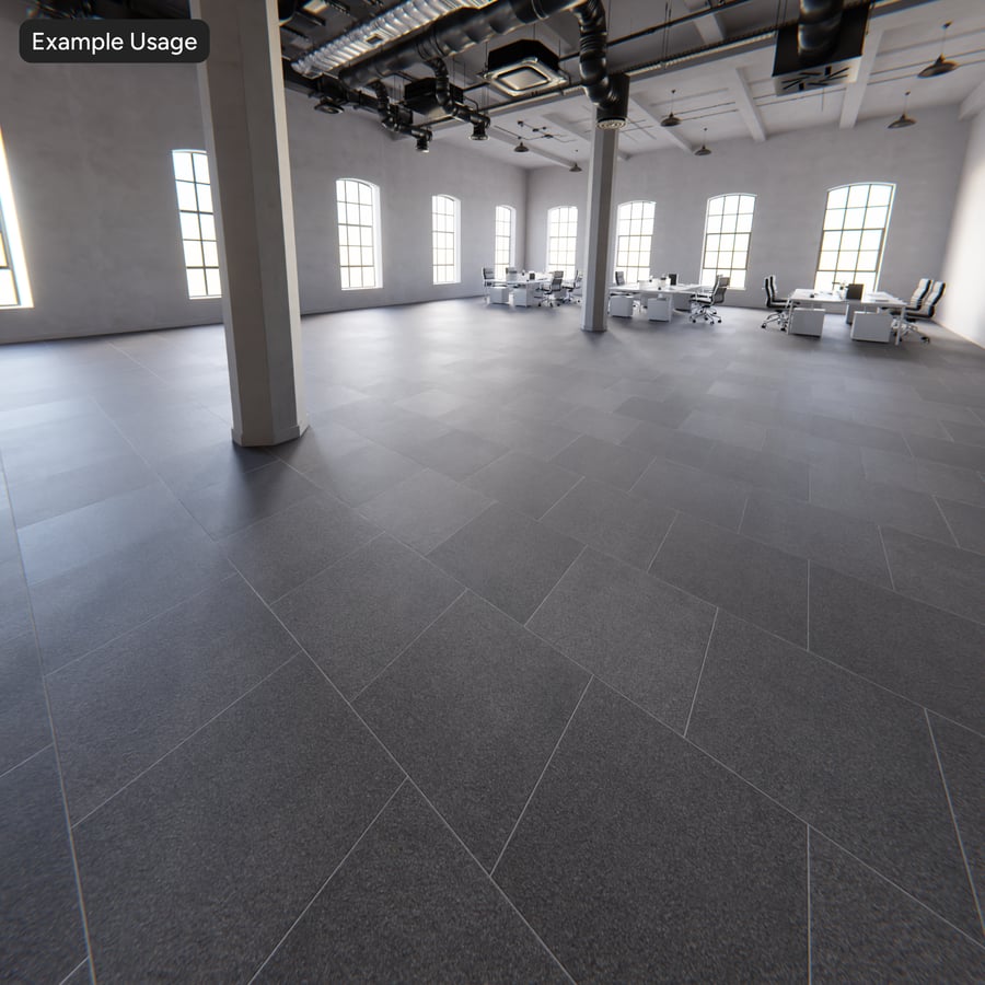 Квадратная плитка Offset Granite Matte Tile Texture, Smoky Onyx