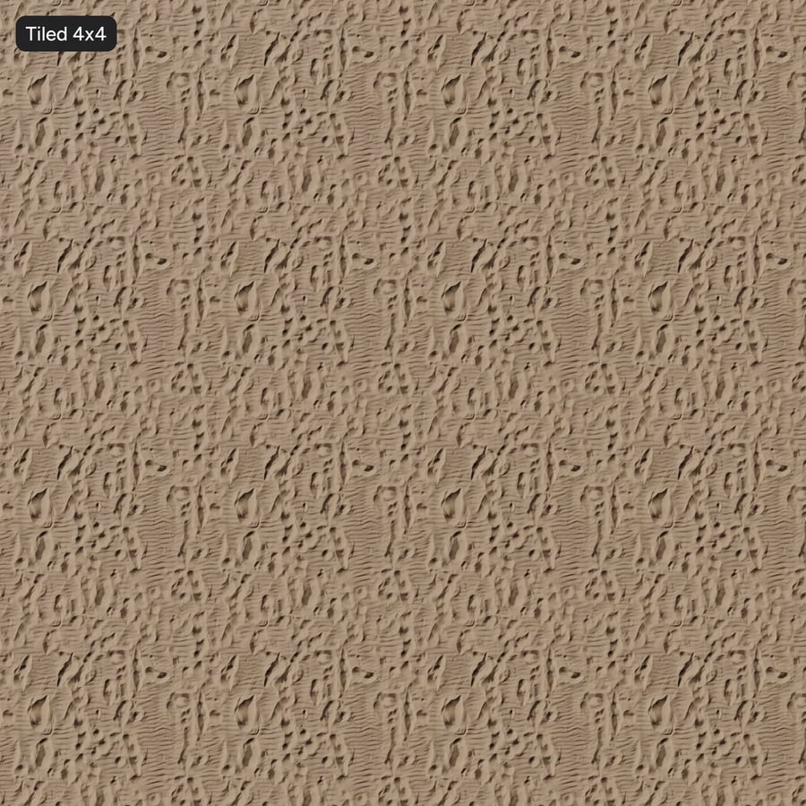 Krusiga fotspår på sand Textur