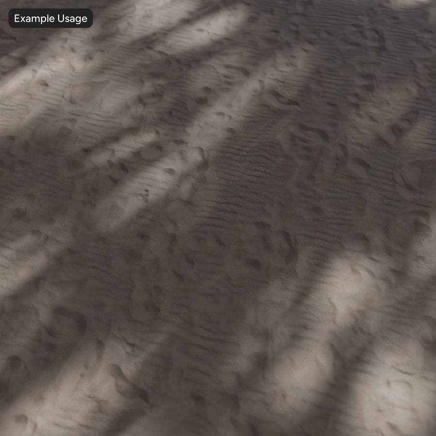 Krusiga fotspår på sand Textur