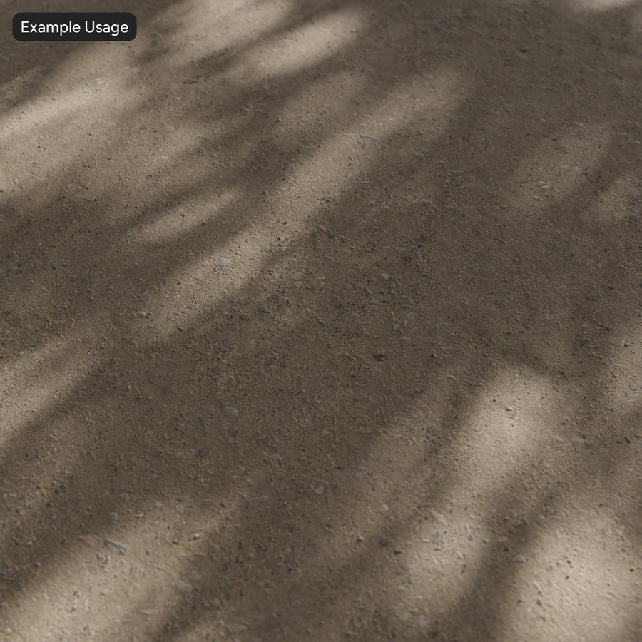 Dry Compacted Dirt and Rock Texture