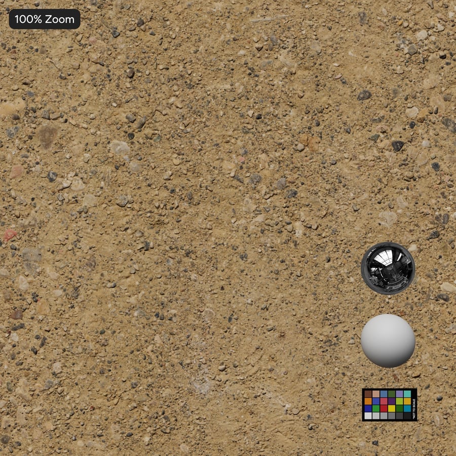 Dry Compacted Dirt and Rock Texture