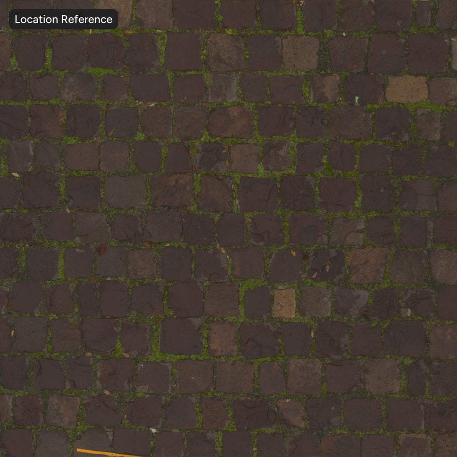 Textura Mossy Cobblestone, Umber