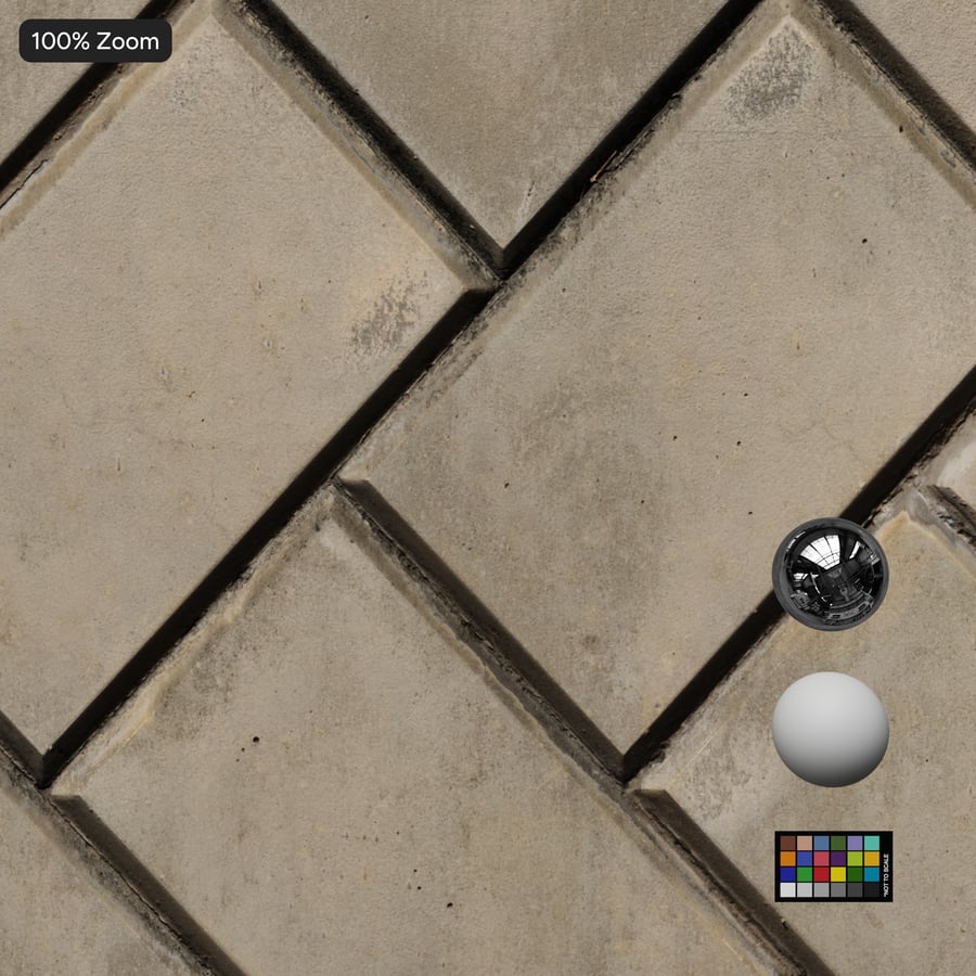 Herringbone Matte Stone Wall Texture, Taupe