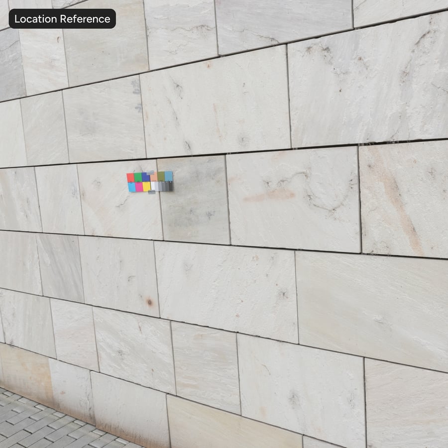 Limestone Honed Block Wall Texture, Bone White
