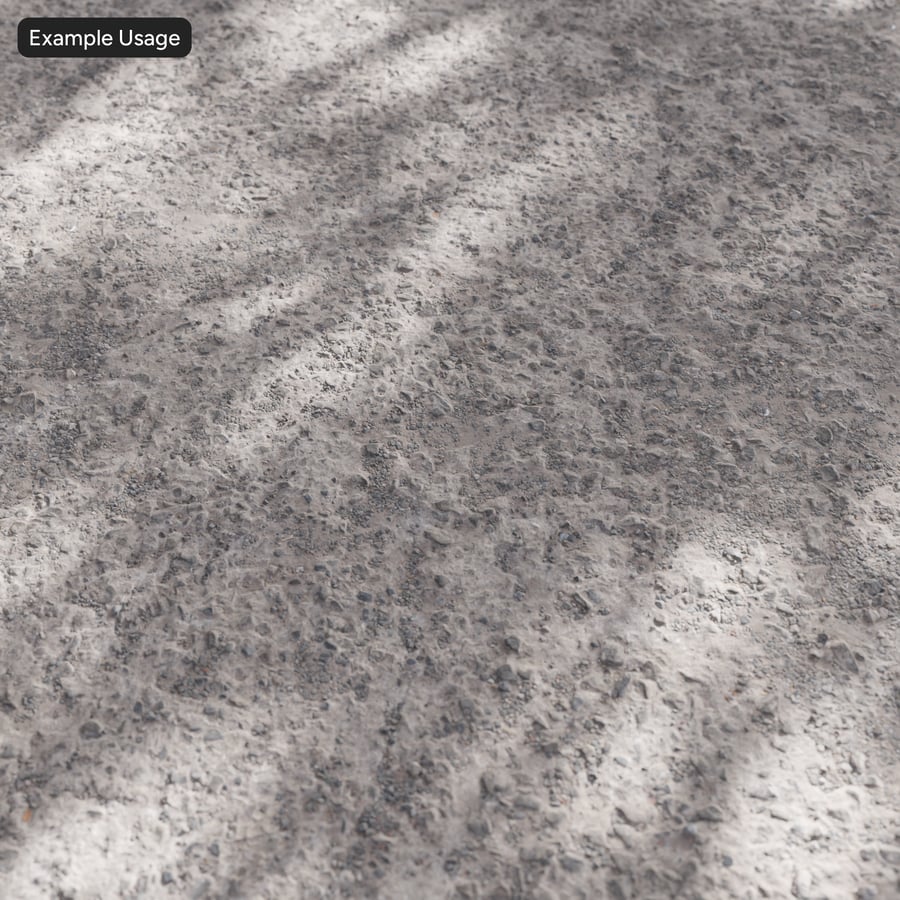 Mixed Rocks on Dirt Texture, Gray
