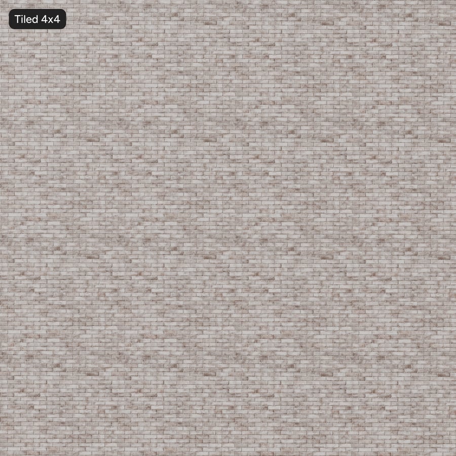 Texture di muro di mattoni sbiancati in corsi regolari