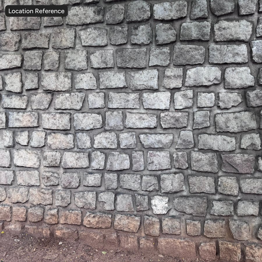 Texture murale Granite Cobblestone, Dusty Taupe