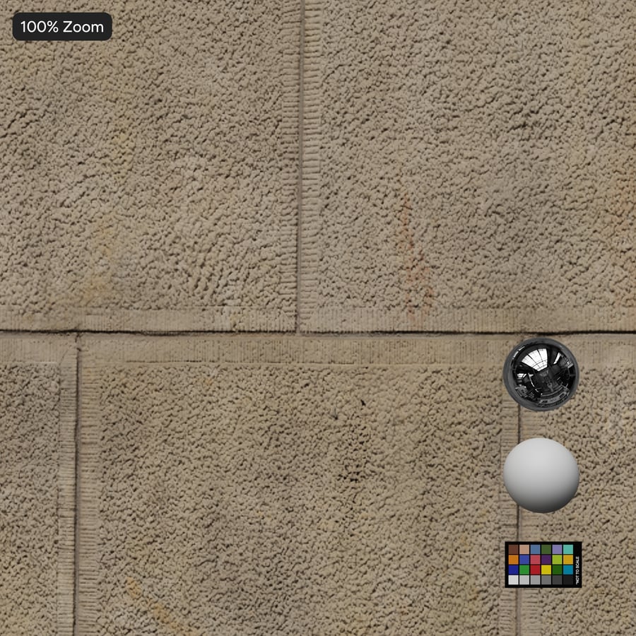 Muro in blocchi di pietra calcarea bocciardata, beige sabbioso