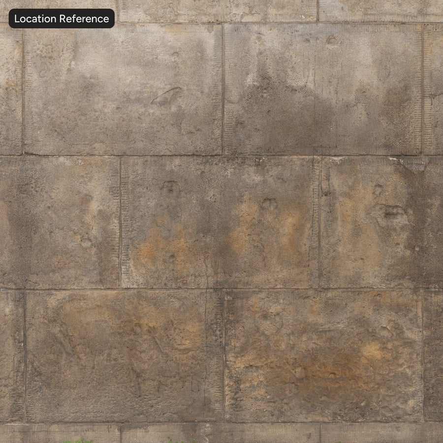 Texture del muro in blocchi di pietra invecchiata