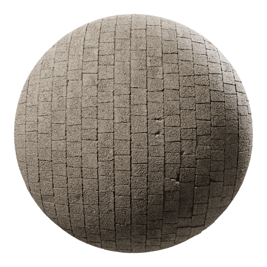 Textura de adoquines dañados, topo