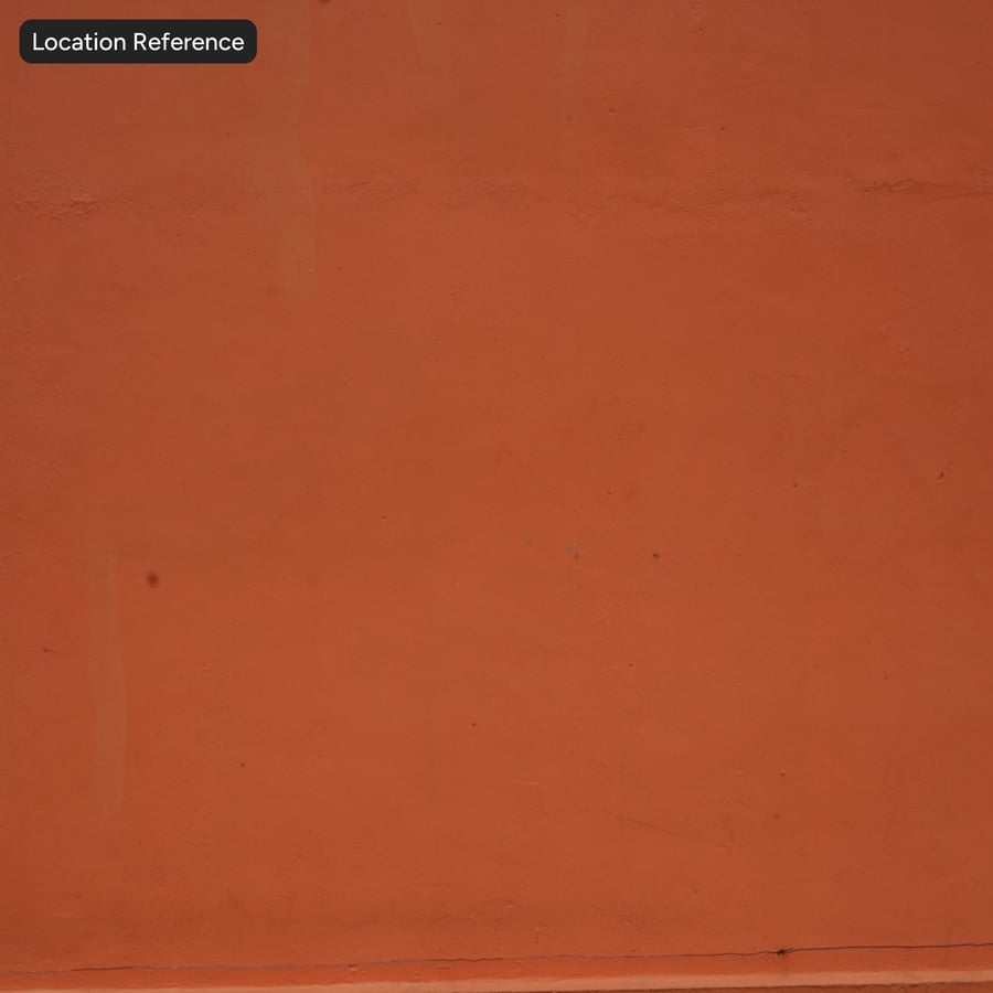 Textura de yeso pintado mate, naranja