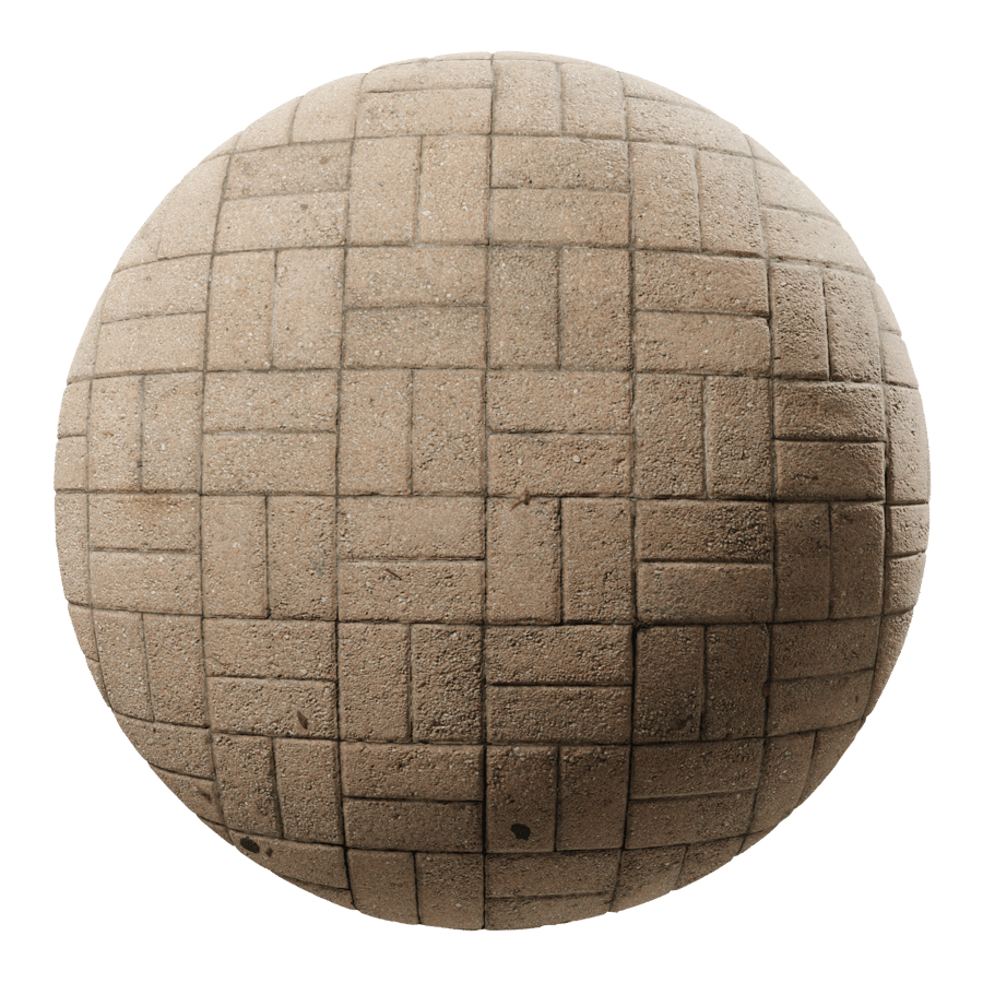 Basketweave Paver Texture, Orange