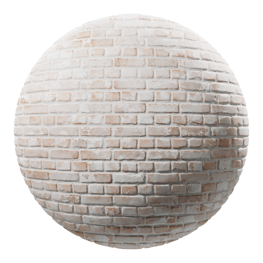 Whitewashed Reclaimed Bond Brick Wall Texture