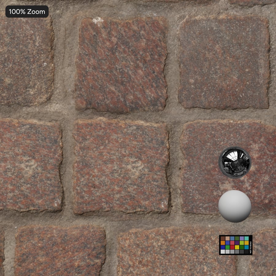 Worn Granite Cobblestone Texture