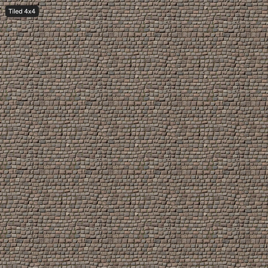 Textura de paralelepípedo com grama desgastada